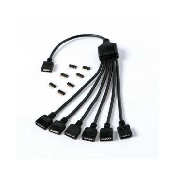 Gelid Solutions RGB 1-to-6 Splitter - verloopadapter voor RGB producten