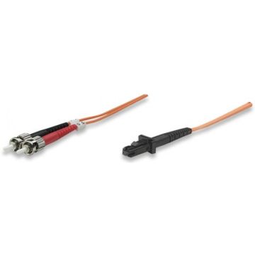 Intellinet LWL Patchkabel MTRJ/ST 1m Multimode 50,0 oranje