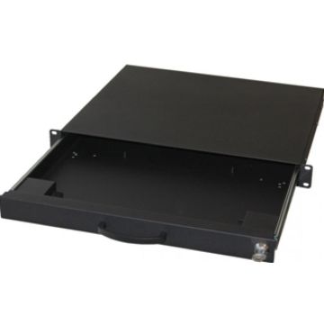 Equip 260420 19 inch Keyb.Drawer lockable, without Keyboard [1U Black]
