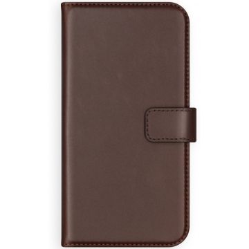 Selencia Echt Lederen Bookcase iPhone 8 Plus / 7 Plus - Bruin