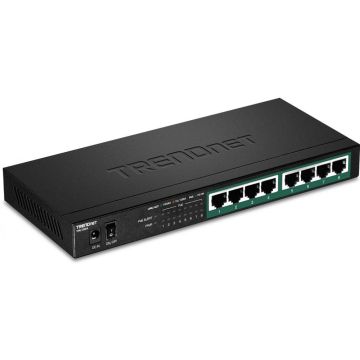 TRENDnet 8-Port Gigabit PoE+ Switch (120W)
