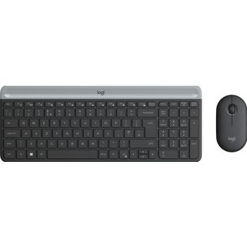 Logitech Slim Wireless Combo MK470 - Toetsenbord en muis set