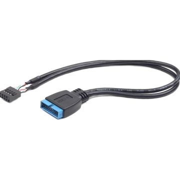 gembird Internes USB 2-zu-USB 3-Header-Kabel