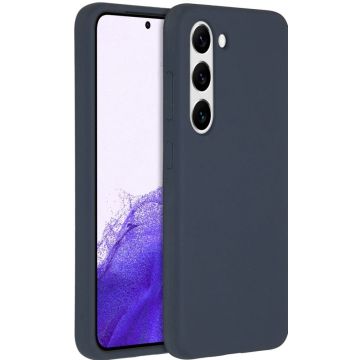 Accezz Liquid Silicone Backcover Samsung Galaxy S23 - Donkerblauw