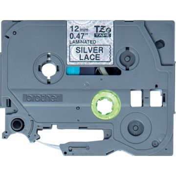 Brother TZe-MPSL31 - Zwart op zilver lint