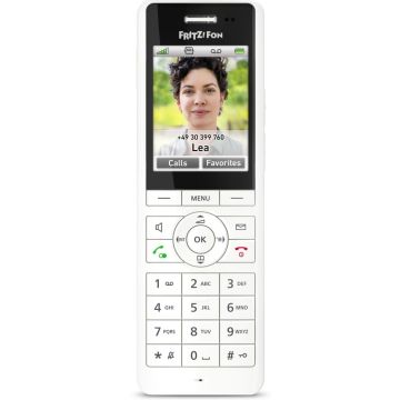 AVM FRITZ!Fon X6 – DECT-telefoon – 2.4" kleurendisplay – HD-telefonie – Bluetooth – Wi-Fi – Internetradio – Smart Home-integratie – Witte uitvoering​