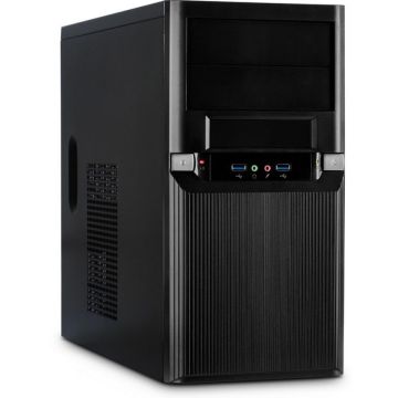 Inter-Tech Geh TM-515 black Micro-Tower zonder Netzteil