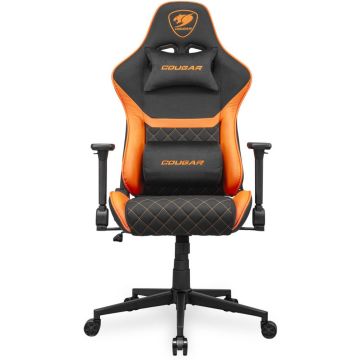COUGAR Gaming-stoel Armor One V2 F, PVC/Stoff,zwart/Orange
