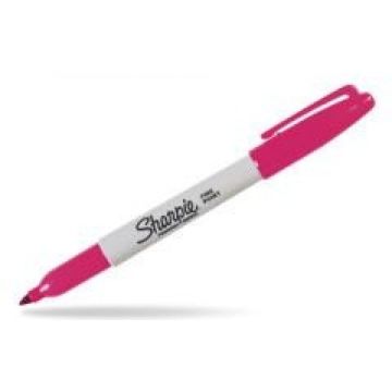 Sharpie Marker Fein Rundspitze Magenta 12 Stück