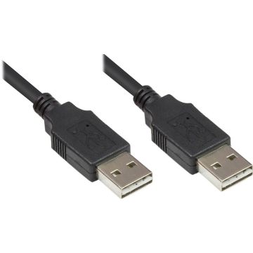 Good Connections USB2.0 Kabel EASY A-A zwart. 5m