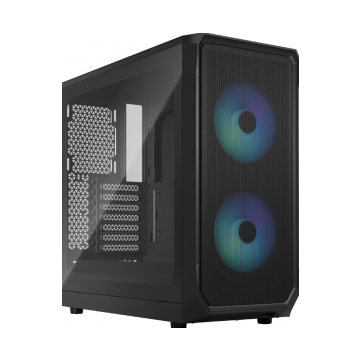 Fractal Design Focus 2 RGB Black TG Clear Tint - Behuizing
