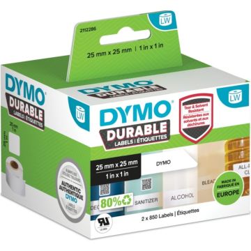 DYMO LW-kunsstof-Etiketten, 2 Rollen a 850 Etiketten