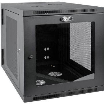 Eaton Tripp Lite Series 12U Wall Mount Rack Enclosure Hinged 33" Depth w Acrylic Window - Rack kast