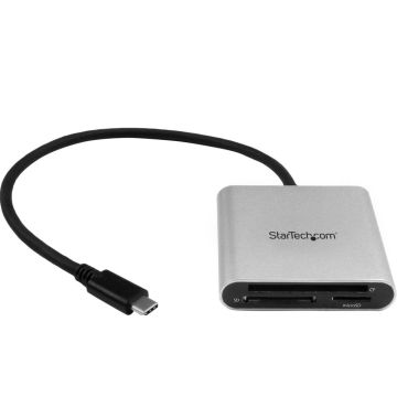 StarTech.com USB 3.0 Flash Memory multi-cardreader - kaartlezer/schrijver met USB-C SD, microSD, CompactFlash