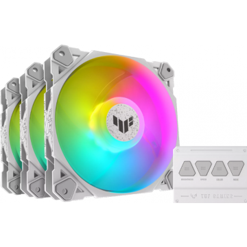 ASUS TUF Gaming TF120 ARGB + Controller White - Ventilator
