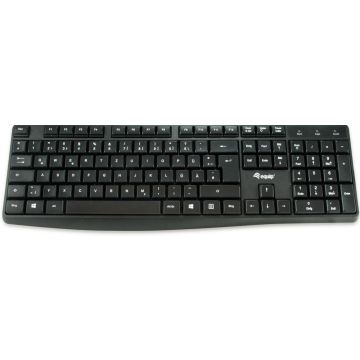 Equip Kabelgebundene USB Keyboard schwarz, französi