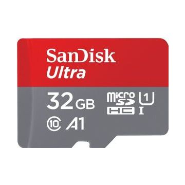 SanDisk Ultra microSDHC 32GB + SD Adapter - Flashgeheugenkaart