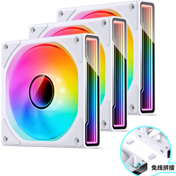 Jonsbo ZK-120B 3 IN 1 RGB White - Ventilator