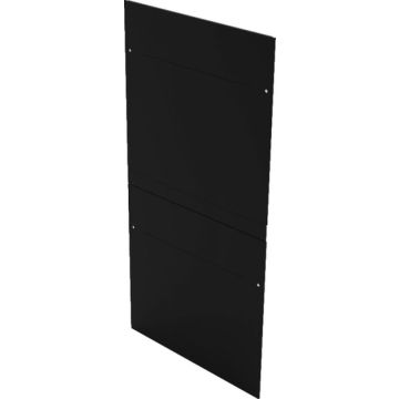 Side panel D1000-H47(U) Black