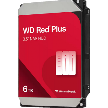 WD Red Plus WD60EFPX 6TB - Vaste schijf