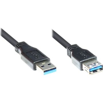 Good Connections USB3.0 Kabel A-St.-A-Bu. zwart 1,8m