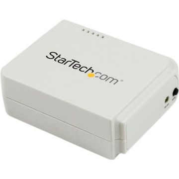 StarTech.com 1-poorts USB Wireless N netwerkprintserver met 10/100 Mbps Ethernet-poort  - 802.11 b/g/n