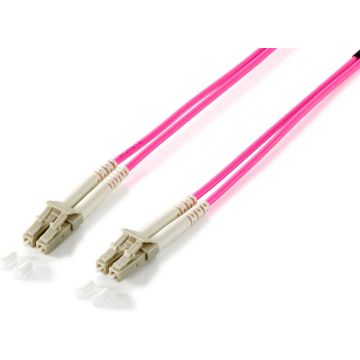 Equip LWL Patchkabel LC->LC 35.00m Multimode Duplex OM4 viol plastic zak