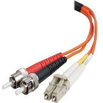 C2G LC-ST 50125 OM2 Duplex Multimode PVC Fiber Optic Cable (LSZH) - Netwerkkabel