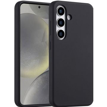 Accezz Liquid Silicone Backcover Samsung Galaxy S25 - Zwart