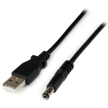 StarTech.com USB naar 5,5 mm voedingskabel - type N connector