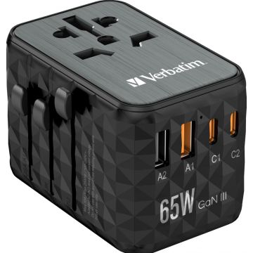 Verbatim UTA-05 - GaN III Universele Reisadapter