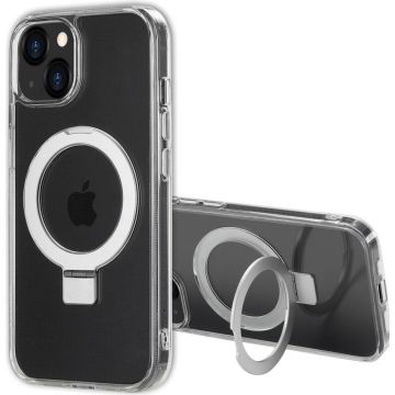 Accezz Ring Stand Backcover met MagSafe iPhone 13 - Transparant