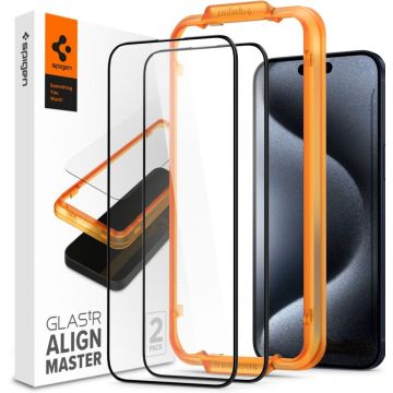 Spigen GLAS.tR AlignMaster - Schermbeschermer voor mobiele telefoon