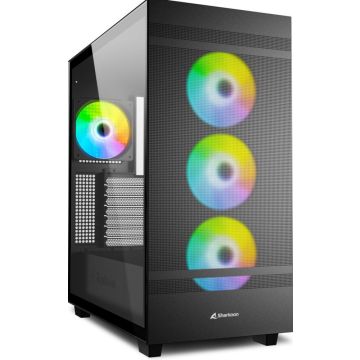 Sharkoon Rebel C50 RGB Zwart - Midtowermodel