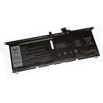 BTI - Batterij voor laptopcomputer (gelijk aan: Dell HK6N5, Dell WDK63)