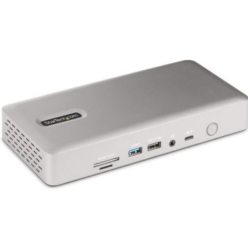 StarTech.com Thunderbolt 4 Multi-Display Docking Station, QuadTripleDual Monitor Dock, 2x HDMI2x DisplayPort, 7x USB Hub, 2.5 Gigabit Ethernet, 98W Power Delivery, for WindowsMacBook - TB4 Host Cable (132UE-TB4USB4DOCK)