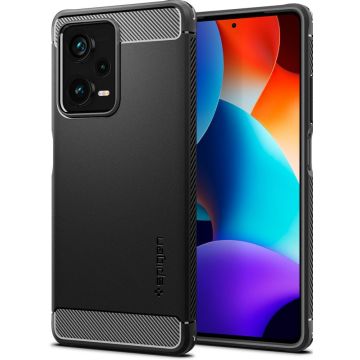 Spigen Rugged Armor - Achterzijde behuizing voor mobiele telefoon