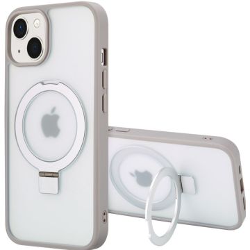 Accezz Ring Stand Backcover met MagSafe iPhone 13 - Grey