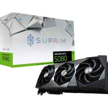 MSI GeForce RTX 5080 16G SUPRIM SOC - Videokaart