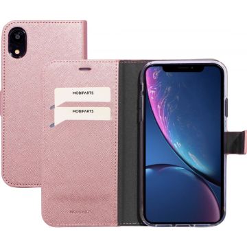 Mobiparts Saffiano Wallet Case Apple iPhone XR - Smartphonehoesje