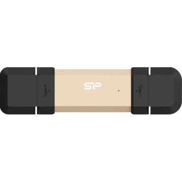 Silicon Power 500GB USB Stick USB Typ A+C 1050/850MB`s gold