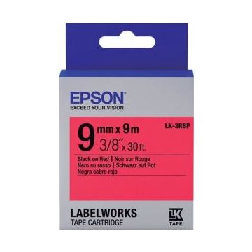 Epson LabelWorks LK-3RBP - Zwart op rood