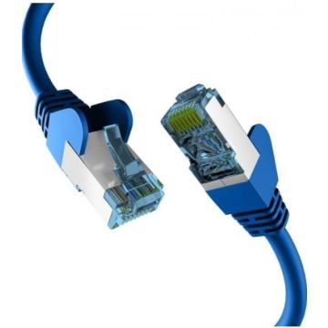 EFB RJ45 PATCHKABEL met CAT7 ROHKABEL BLAU 25m