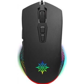 INCA Gaming Maus IMG-GT17 6400 DPI, RGB, 7 Tasten, USB, SW retail