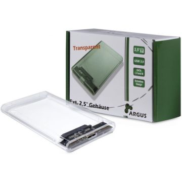 Inter-Tech HDD Behuizing 3,0"" Argus GD-25000 transparant