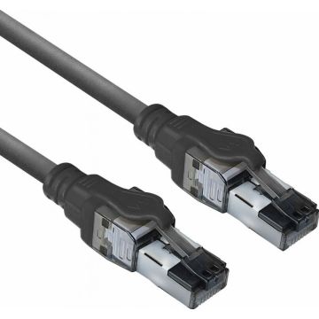 CAT6A S/FTP IDC LSZH BK 3.00M. 1 stk