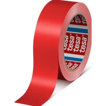 tesa Packband 66m x 50mm rood