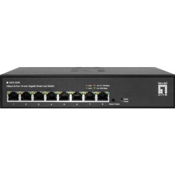LevelOne Switch 8x GE GES-2208 Hilbert 10""