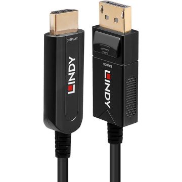 Lindy DP 1.2 auf HDMI 18G AOC Kabel, 50m