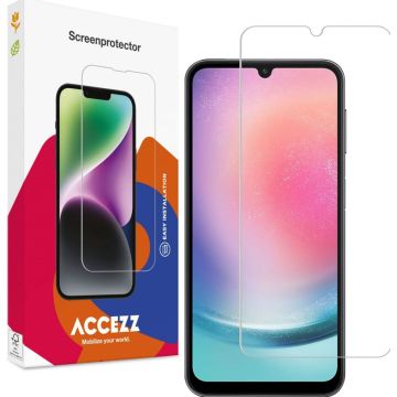 Accezz Gehard Glas Screenprotector voor de Samsung Galaxy A25 (5G) - Transparant